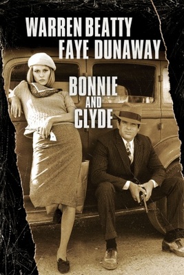 Bonnie and Clyde movie poster (1967) wooden framed poster