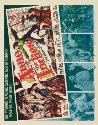 Anne of the Indies movie poster (1951) wood print