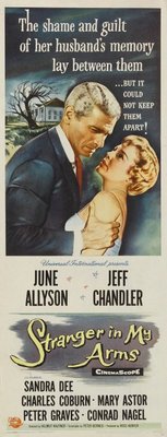 A Stranger in My Arms movie poster (1959) poster with hanger