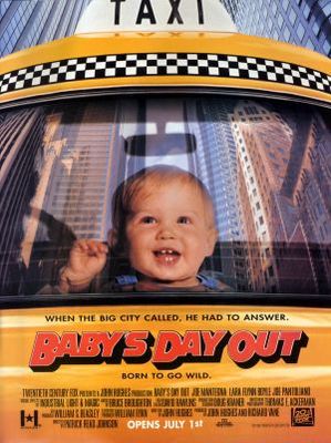 Baby's Day Out movie poster (1994) wooden framed poster