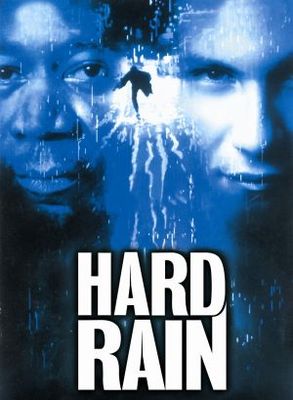Hard Rain movie poster (1998) wood print