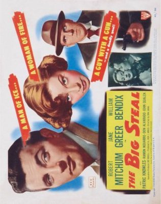 The Big Steal movie poster (1949) metal framed poster