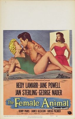 The Female Animal movie poster (1958) wood print