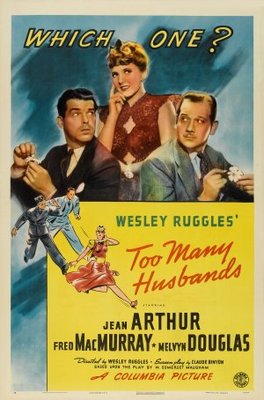 Too Many Husbands movie poster (1940) poster with hanger