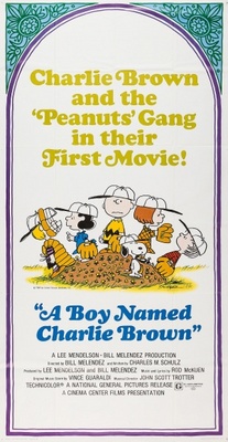 A Boy Named Charlie Brown movie poster (1969) wood print