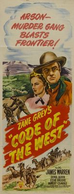 Code of the West movie poster (1947) Stickers MOV_61c06e3d