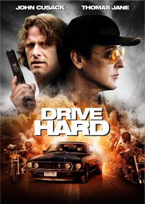 Drive Hard movie poster (2014) wood print