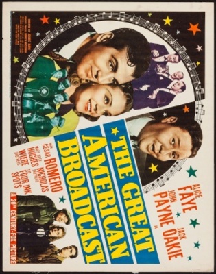 The Great American Broadcast movie poster (1941) canvas poster
