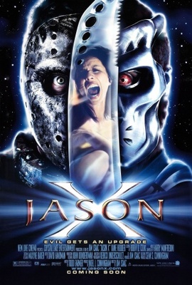 Jason X movie poster (2001) wooden framed poster