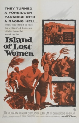 Island of Lost Women movie poster (1959) pillow