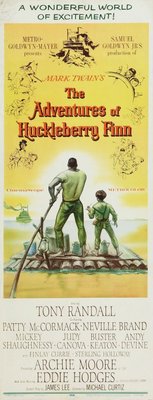The Adventures of Huckleberry Finn movie poster (1960) poster with hanger