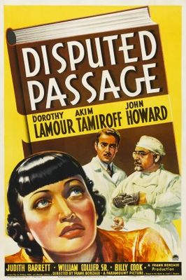 Disputed Passage movie poster (1939) metal framed poster