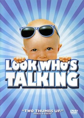 Look Who's Talking movie poster (1989) wood print