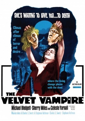 The Velvet Vampire movie poster (1971) canvas poster