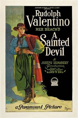 A Sainted Devil movie poster (1924) metal framed poster