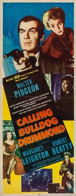 Calling Bulldog Drummond movie poster (1951) t-shirt