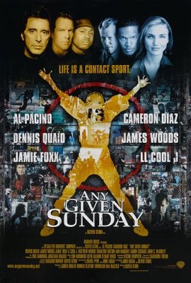 Any Given Sunday movie poster (1999) poster with hanger