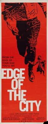 Edge of the City movie poster (1957) wooden framed poster