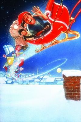 Ernest Saves Christmas movie poster (1988) metal framed poster