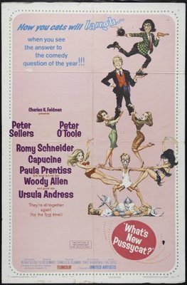 What's New, Pussycat movie poster (1965) poster with hanger