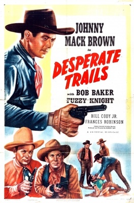 Desperate Trails movie poster (1939) metal framed poster