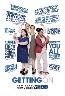 Getting On movie poster (2013) wooden framed poster