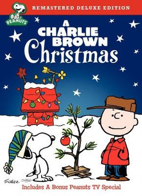 A Charlie Brown Christmas movie poster (1965) wooden framed poster