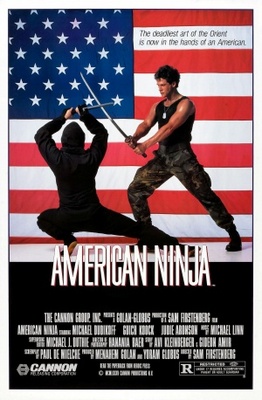 American Ninja movie poster (1985) poster with hanger