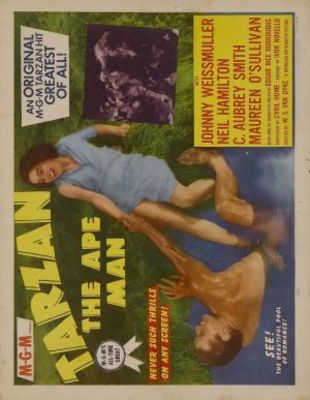 Tarzan the Ape Man movie poster (1932) metal framed poster