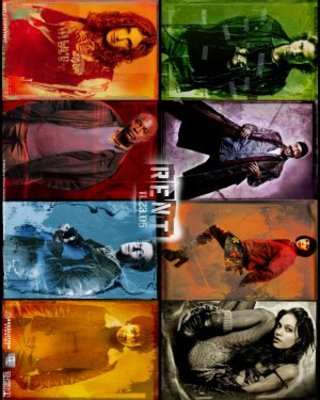 Rent movie poster (2005) metal framed poster
