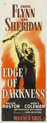 Edge of Darkness movie poster (1943) wooden framed poster