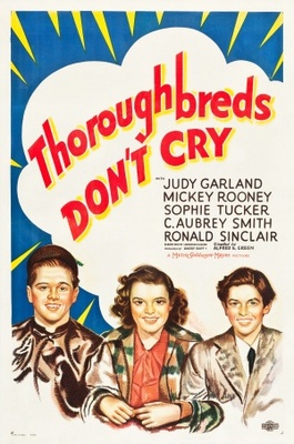 Thoroughbreds Don't Cry movie poster (1937) mug