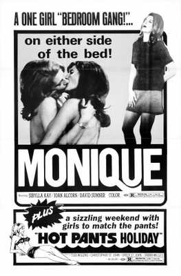 Monique movie poster (1970) metal framed poster