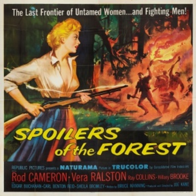 Spoilers of the Forest movie poster (1957) pillow
