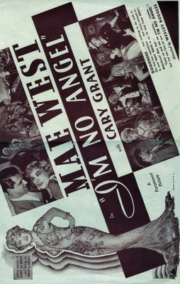 I'm No Angel movie poster (1933) metal framed poster
