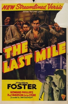 The Last Mile movie poster (1932) metal framed poster