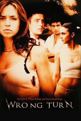 Wrong Turn movie poster (2003) wood print