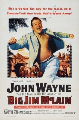 Big Jim McLain movie poster (1952) metal framed poster