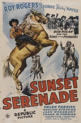 Sunset Serenade movie poster (1942) Stickers MOV_6385d414