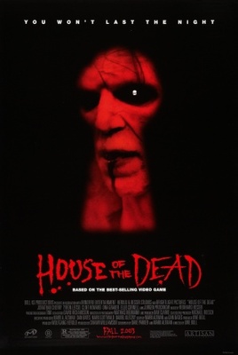 House of the Dead movie poster (2003) wooden framed poster