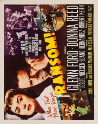Ransom! movie poster (1956) t-shirt