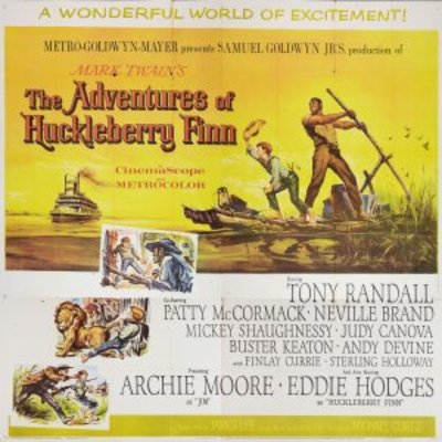 The Adventures of Huckleberry Finn movie poster (1960) wooden framed poster