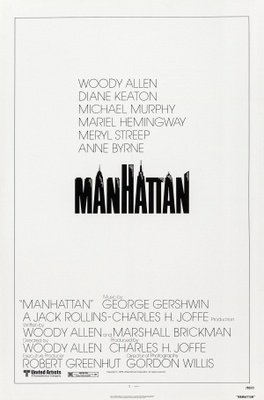Manhattan movie poster (1979) wood print