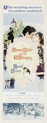 Snow White and the Three Stooges movie poster (1961) metal framed poster