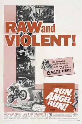 Run, Angel, Run movie poster (1969) metal framed poster