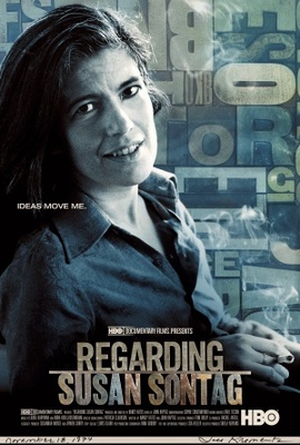 Regarding Susan Sontag movie poster (2014) wood print