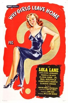 Why Girls Leave Home movie poster (1945) Stickers MOV_642dd09b