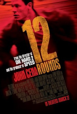 12 Rounds movie poster (2009) canvas poster