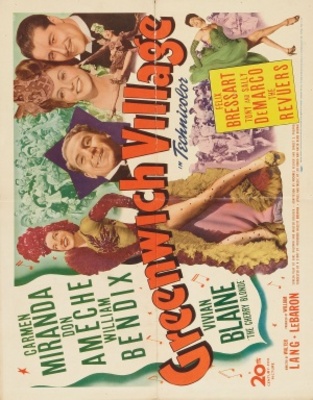 Greenwich Village movie poster (1944) t-shirt
