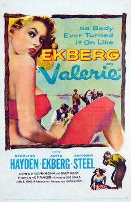 Valerie movie poster (1957) wooden framed poster